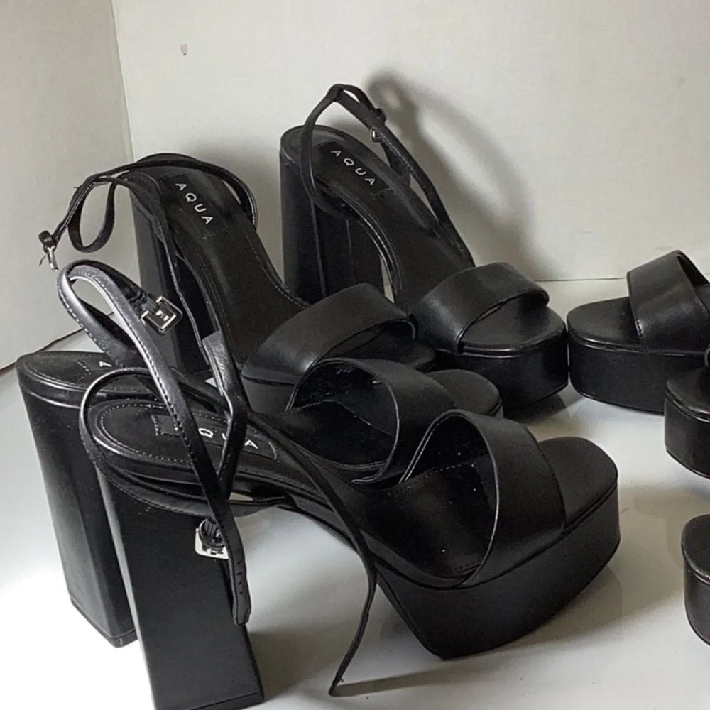 Women's Cher Ankle Strap Platform High Heel Sandals